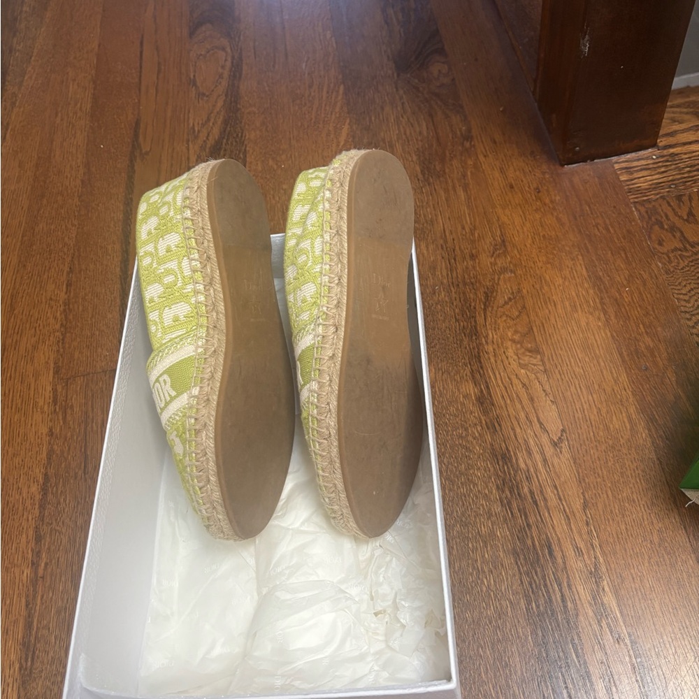 Dior Granville Green Espadrilles - Picture 5 of 7